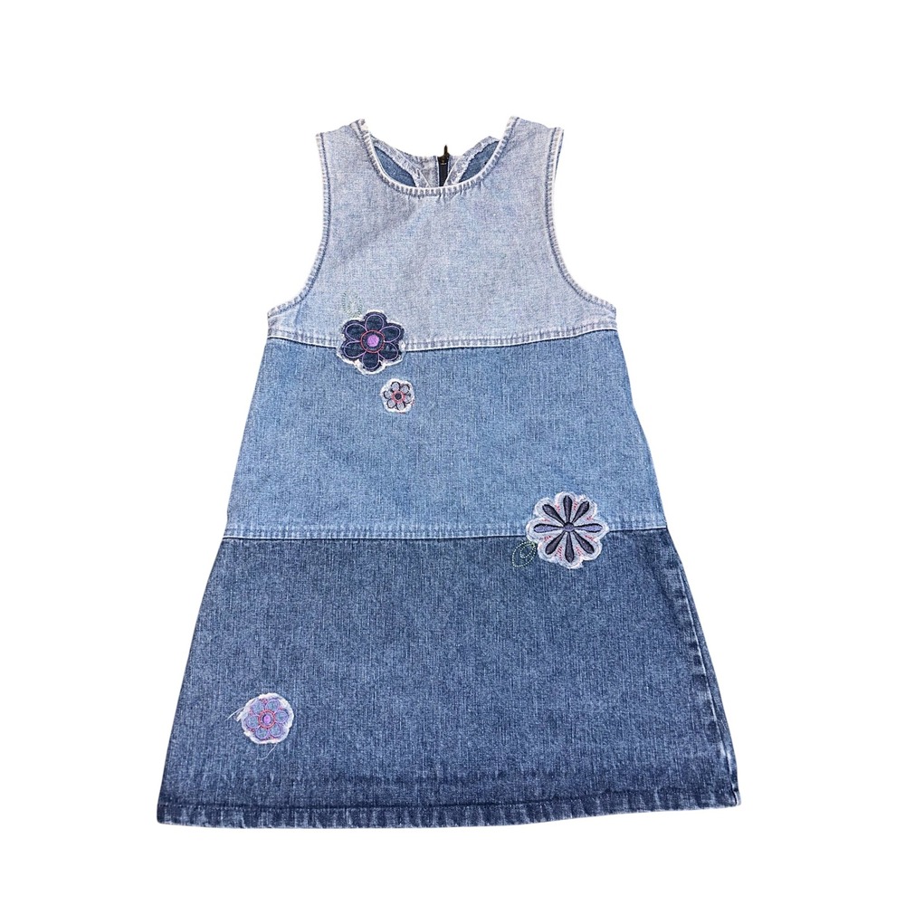 Size 7/8 Vintage SO... denim ombre dress